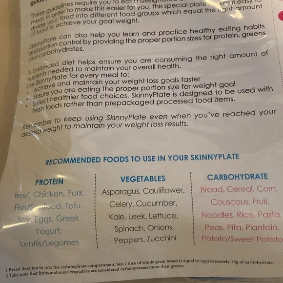 🩷Skinny Plate Portion Control - Picture 6 of 6